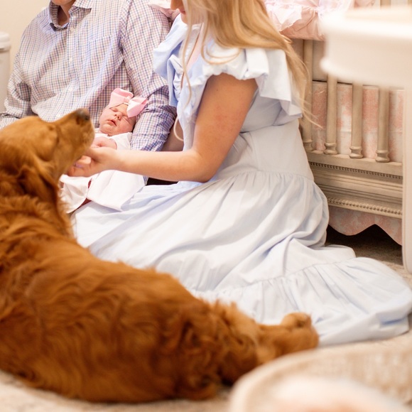 Blue tiered maxi dress - Picture 4 of 6